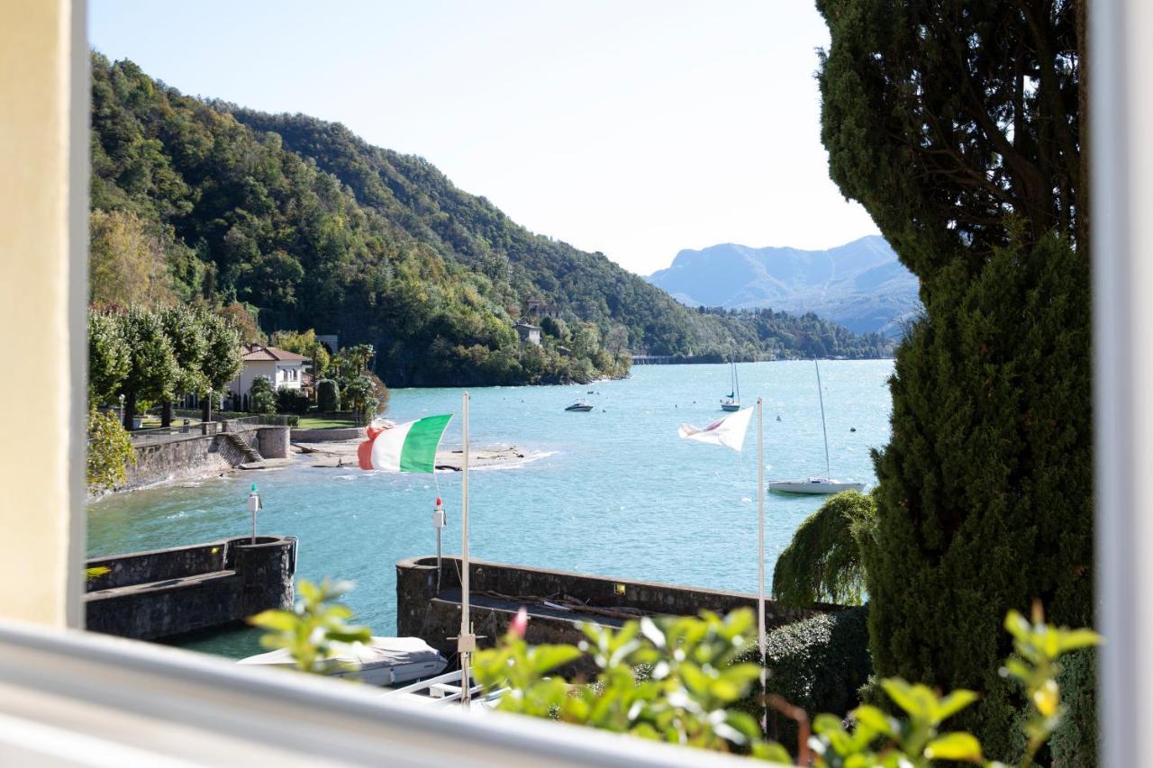 Camin Hotel Colmegna Luino Esterno foto